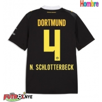 Camiseta Borussia Dortmund Nico Schlotterbeck #4 Visitante Equipación 2026-27 manga corta